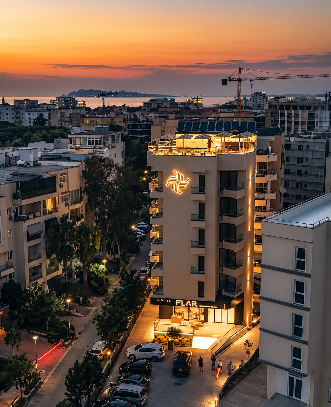 Hotel FLAR, Qerret — projekt ndërtimi nga ER-SA Construction (1)